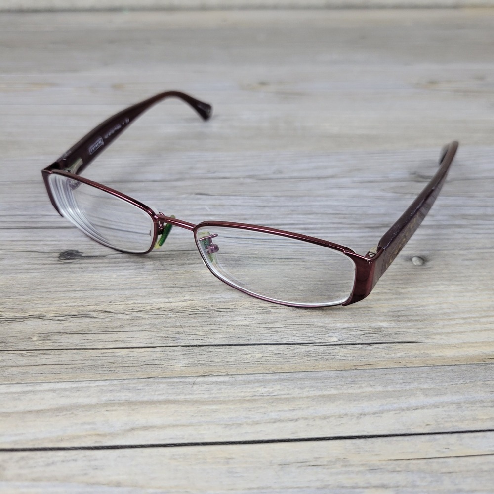 Coach Eyeglass Frames HC5019 Trista 9084 Satin Berry Rectangular Women 52-16-135